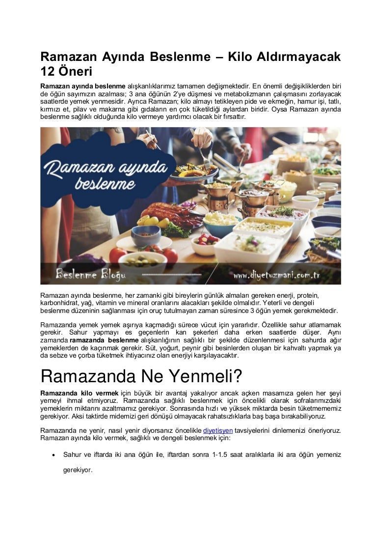 Sağlıklı Kilo Vermek İçin Beslenme Tavsiyeleri Sağlıklı Kilo Vermek İçin Beslenme Tavsiyeleri